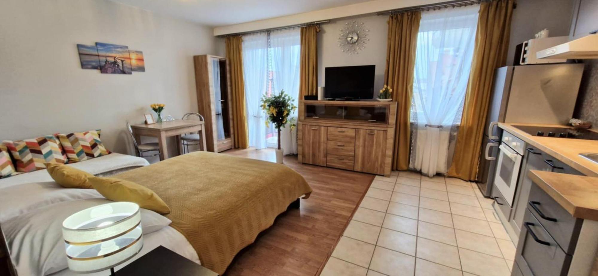 Cozy Modern Apartment Sunrise Studio 35M2 Balcony 3 Persons Cracovia Exterior foto